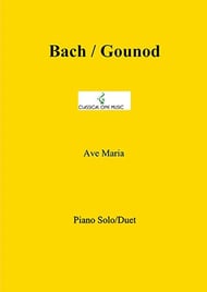 Ave Maria piano sheet music cover Thumbnail